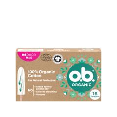 o.b. Organic Mini Tampon dla kobiet Zestaw