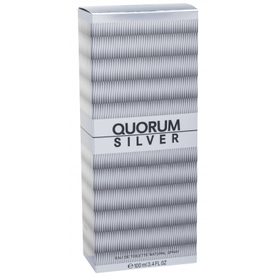 Antonio Puig Quorum Silver Woda toaletowa dla mężczyzn 100 ml