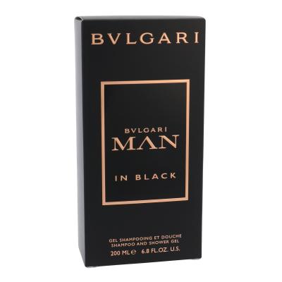 Bvlgari Man In Black Żel pod prysznic dla mężczyzn 200 ml Uszkodzone pudełko