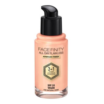 Max Factor Facefinity All Day Flawless SPF20 Podkład dla kobiet 30 ml Odcień C50 Natural Rose