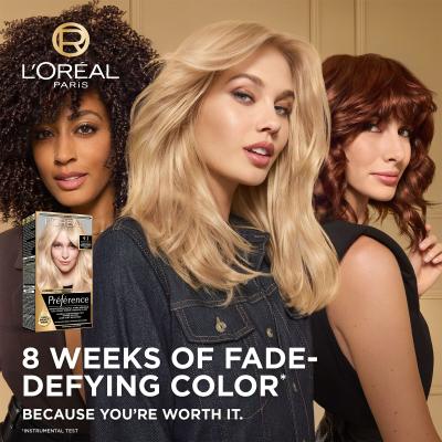 L&#039;Oréal Paris Préférence Féria Farba do włosów dla kobiet 60 ml Odcień 102 Iridescent Pearl Blonde
