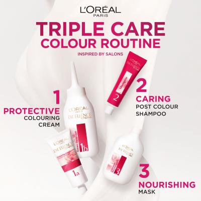 L&#039;Oréal Paris Excellence Creme Triple Protection Farba do włosów dla kobiet 48 ml Odcień 4,02 Tempting Brunette Brown