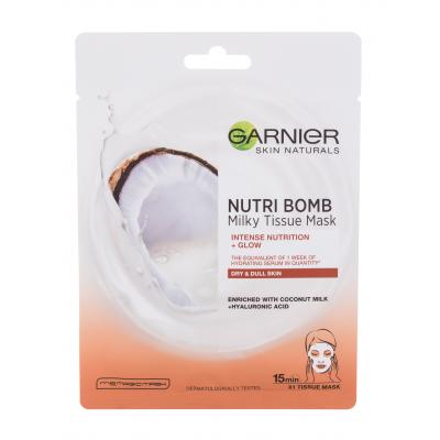 Garnier Skin Naturals Nutri Bomb Coconut + Hyaluronic Acid Maseczka do twarzy dla kobiet 1 szt