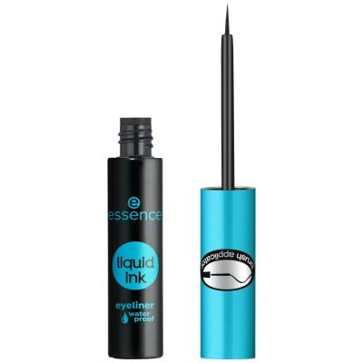 Essence Liquid Ink Eyeliner Waterproof Eyeliner dla kobiet 3 ml Odcień Black