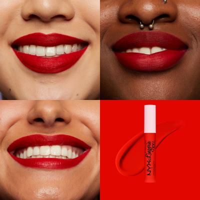 NYX Professional Makeup Lip Lingerie XXL Pomadka dla kobiet 4 ml Odcień 27 On Fuego