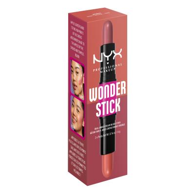 NYX Professional Makeup Wonder Stick Blush Róż dla kobiet 8 g Odcień 02 Honey Orange And Rose
