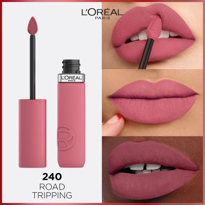 L&#039;Oréal Paris Infaillible Matte Resistance Lipstick Pomadka dla kobiet 5 ml Odcień 240 Road Tripping