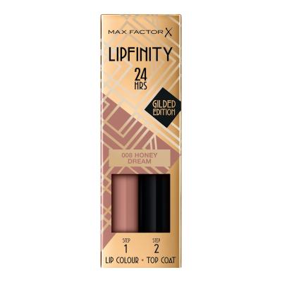 Max Factor Lipfinity 24HRS Lip Colour Pomadka dla kobiet 4,2 g Odcień 008 Honey Dream