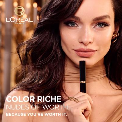 L&#039;Oréal Paris Color Riche Intense Volume Matte Nudes of Worth Pomadka dla kobiet 1,8 g Odcień 505 Le Nude Resilie