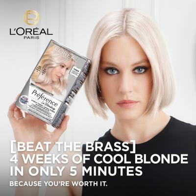 L&#039;Oréal Paris Préférence Le Blonding Toner Farba do włosów dla kobiet 60 ml Odcień Platinum Ice