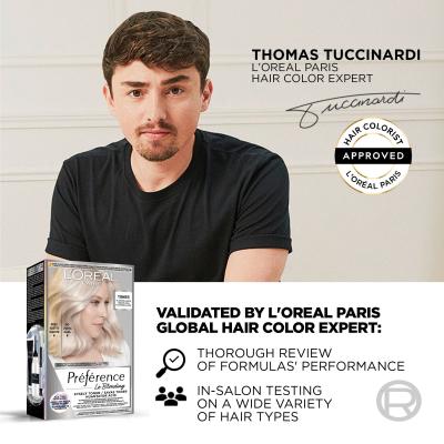 L&#039;Oréal Paris Préférence Le Blonding Toner Farba do włosów dla kobiet 60 ml Odcień Platinum Ice