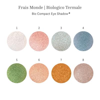 Frais Monde Make Up Biologico Termale Compact Eye Shadow Cienie do powiek dla kobiet 3 g Odcień 04