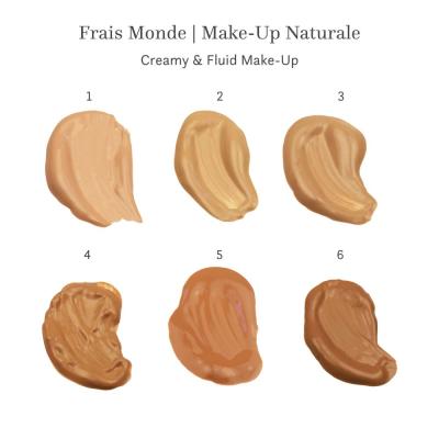 Frais Monde Make Up Naturale Creamy Foundation Podkład dla kobiet 30 ml Odcień 3