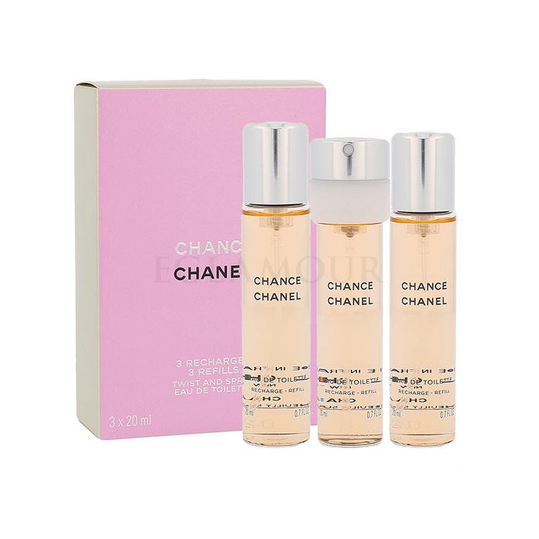 Chanel Chance Woda toaletowa dla kobiet Napełnienie 3x20 ml