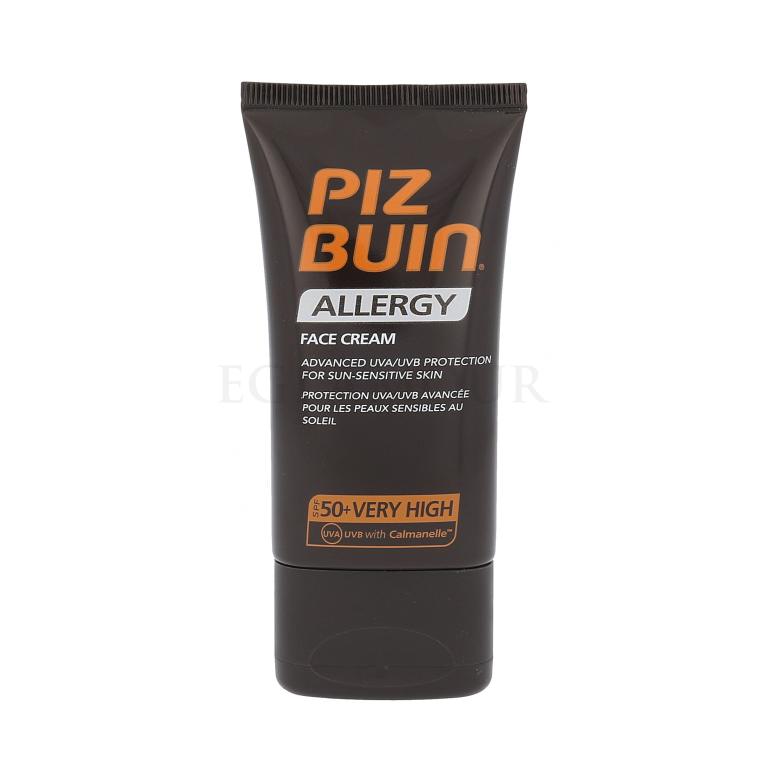 PIZ BUIN Allergy Sun Sensitive Skin Face Cream SPF50 Preparat do opalania twarzy 40 ml