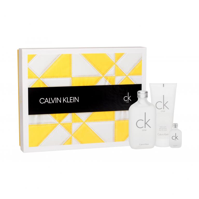 Calvin Klein CK One Zestaw Edt 100 ml + Edt 10 ml + Żel pod prysznic 100 ml