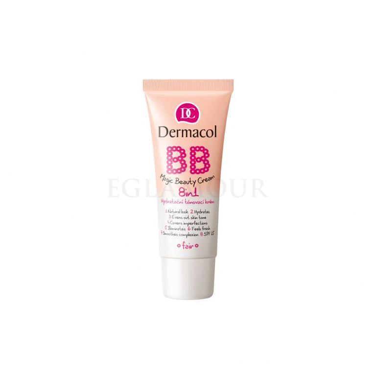 Dermacol BB Magic Beauty Cream SPF15 Krem BB dla kobiet 30 ml Odcień Nude