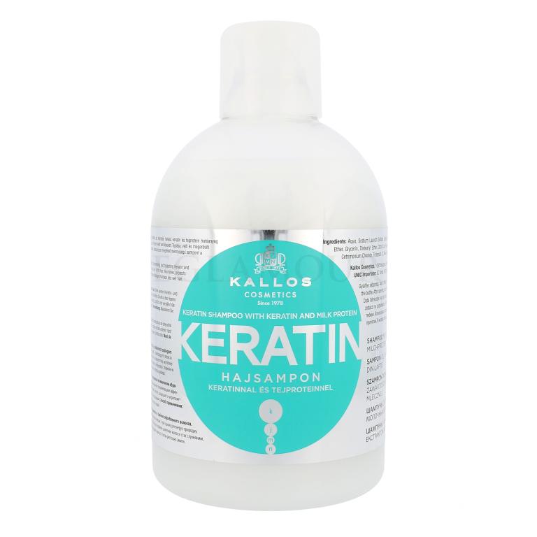 Kallos Cosmetics Keratin Szampon do włosów dla kobiet 1000 ml