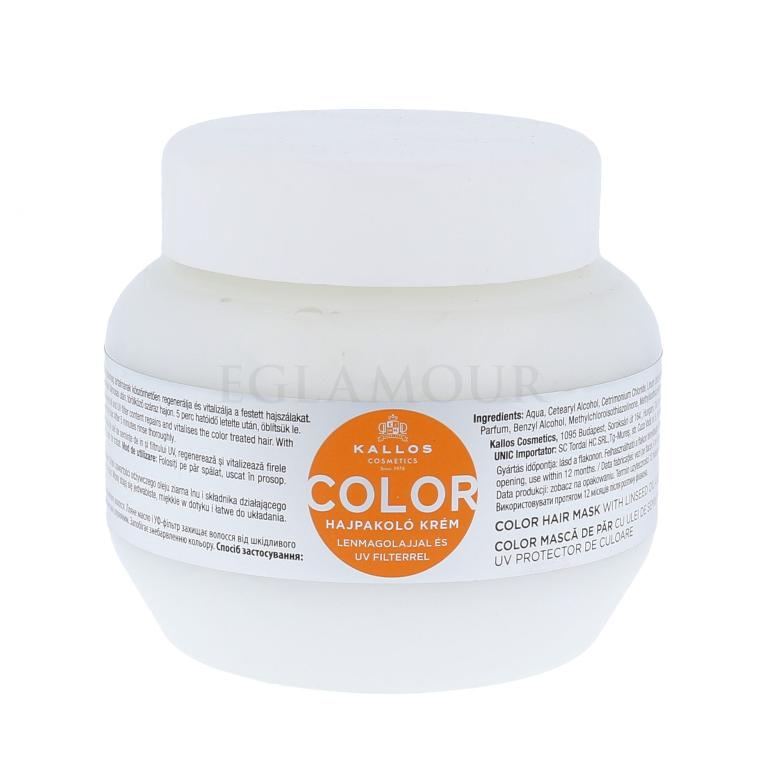 Kallos Cosmetics Color Maska do włosów dla kobiet 275 ml