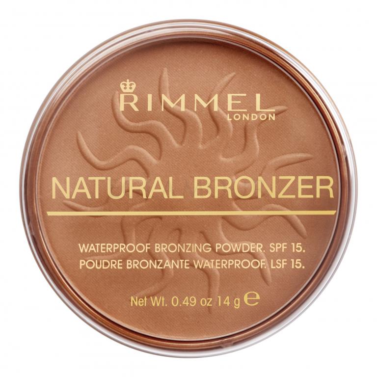 Rimmel London Natural Bronzer SPF15 Bronzer dla kobiet 14 g Odcień 021 Sun Light