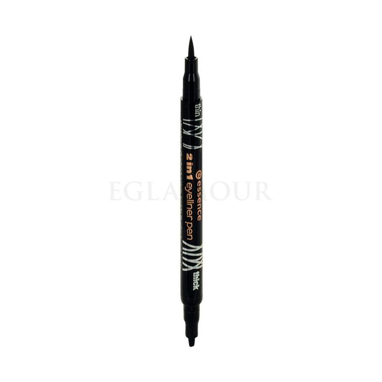 Essence Eyeliner Pen 2in1 Eyeliner dla kobiet 1 ml Odcień Black
