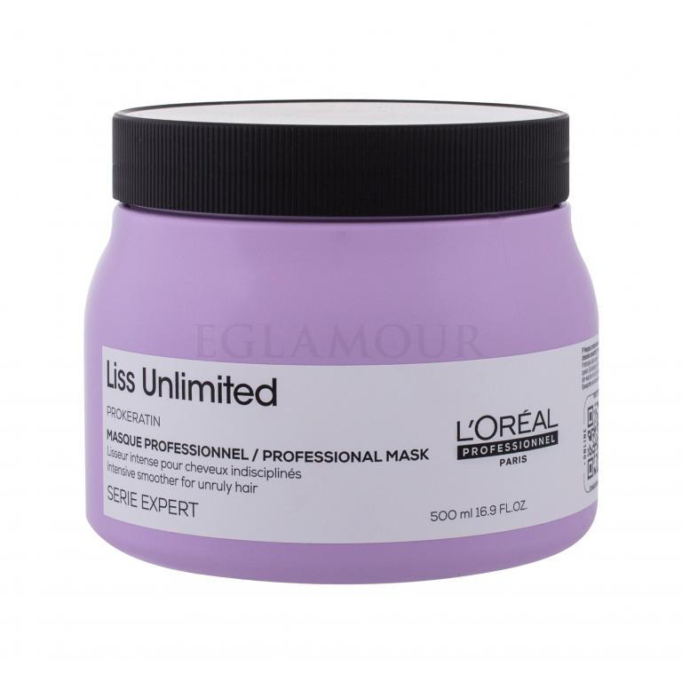 L&#039;Oréal Professionnel Liss Unlimited Professional Mask Maska do włosów dla kobiet 500 ml