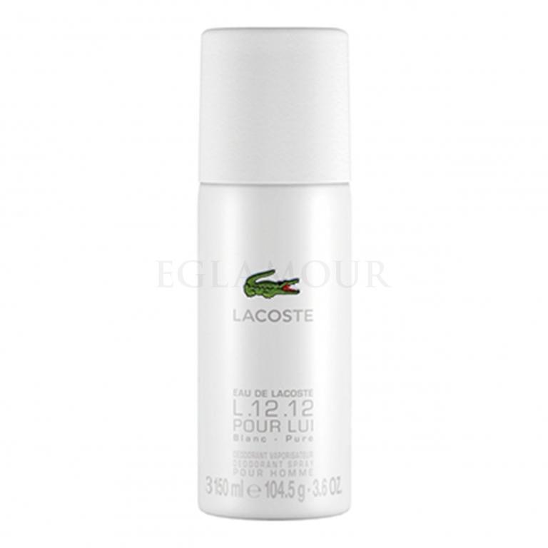 Lacoste Eau de Lacoste L.12.12 Blanc Dezodorant dla mężczyzn 150 ml
