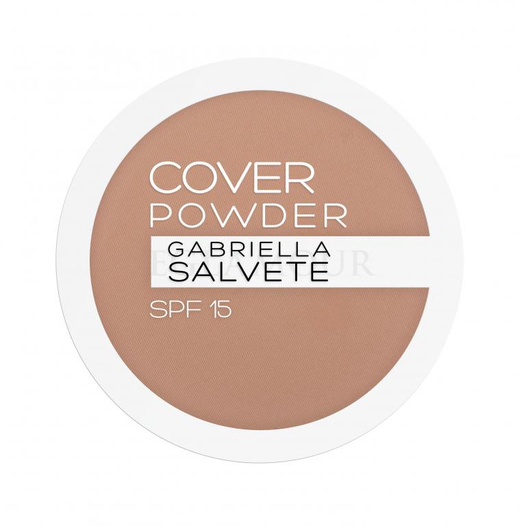 Gabriella Salvete Cover Powder SPF15 Puder dla kobiet 9 g Odcień 04 Almond