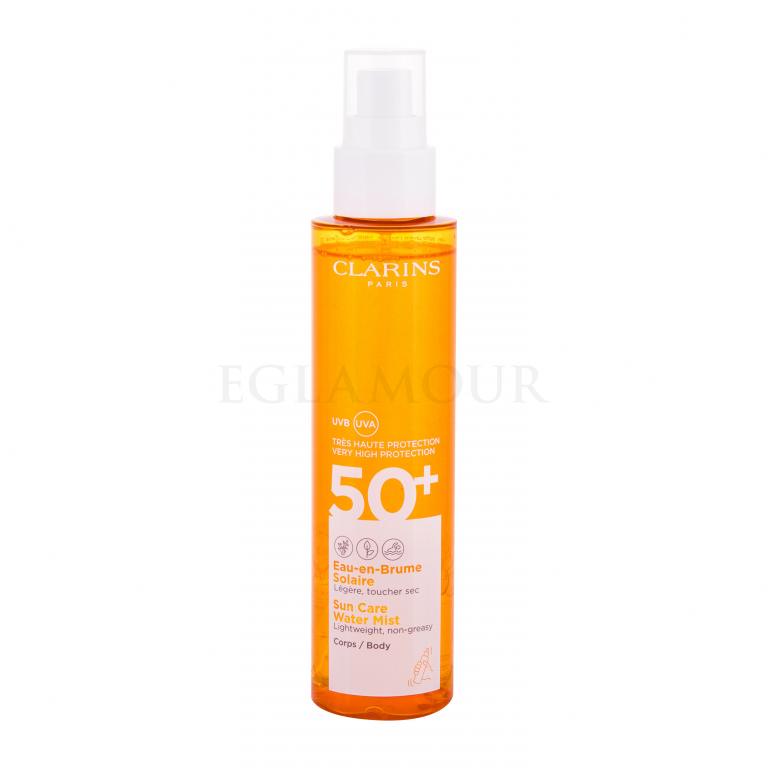 Clarins Sun Care Water Mist SPF50+ Preparat do opalania ciała dla kobiet 150 ml tester
