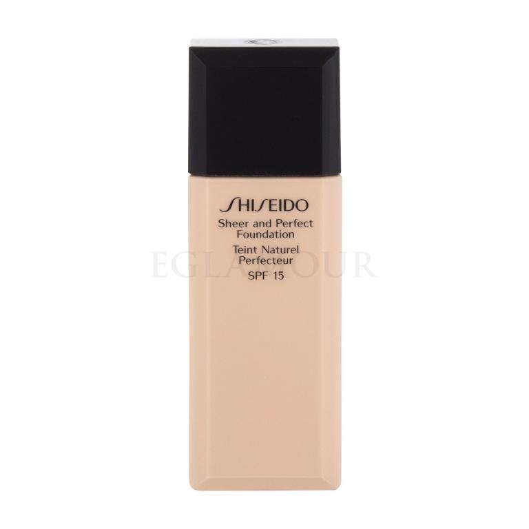 Shiseido Sheer and Perfect SPF15 Podkład dla kobiet 30 ml Odcień B60 Natural Deep Beige