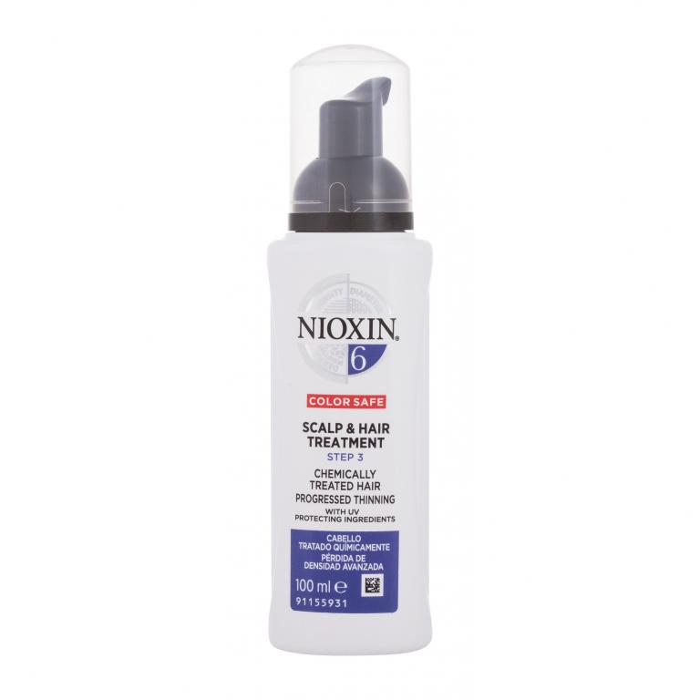 Nioxin System 6 Scalp &amp; Hair Treatment Pielęgnacja bez spłukiwania dla kobiet 100 ml