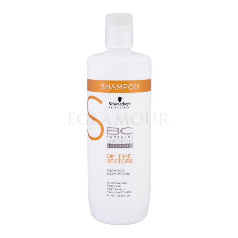 Schwarzkopf Professional BC Bonacure Q10+ Time Restore Cell Perfector Szampon do włosów dla kobiet 1000 ml