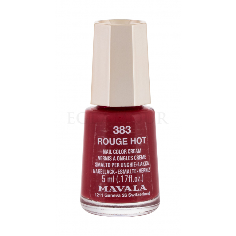 MAVALA Mini Color Cream Lakier do paznokci dla kobiet 5 ml Odcień 383 Rouge Hot