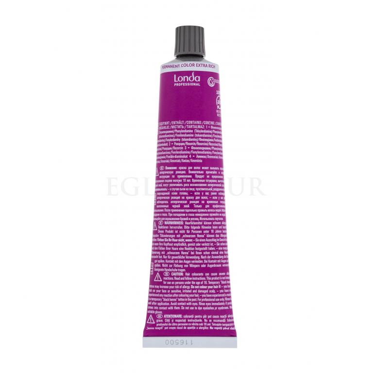 Londa Professional Permanent Colour Extra Rich Cream Farba do włosów dla kobiet 60 ml Odcień 12/81