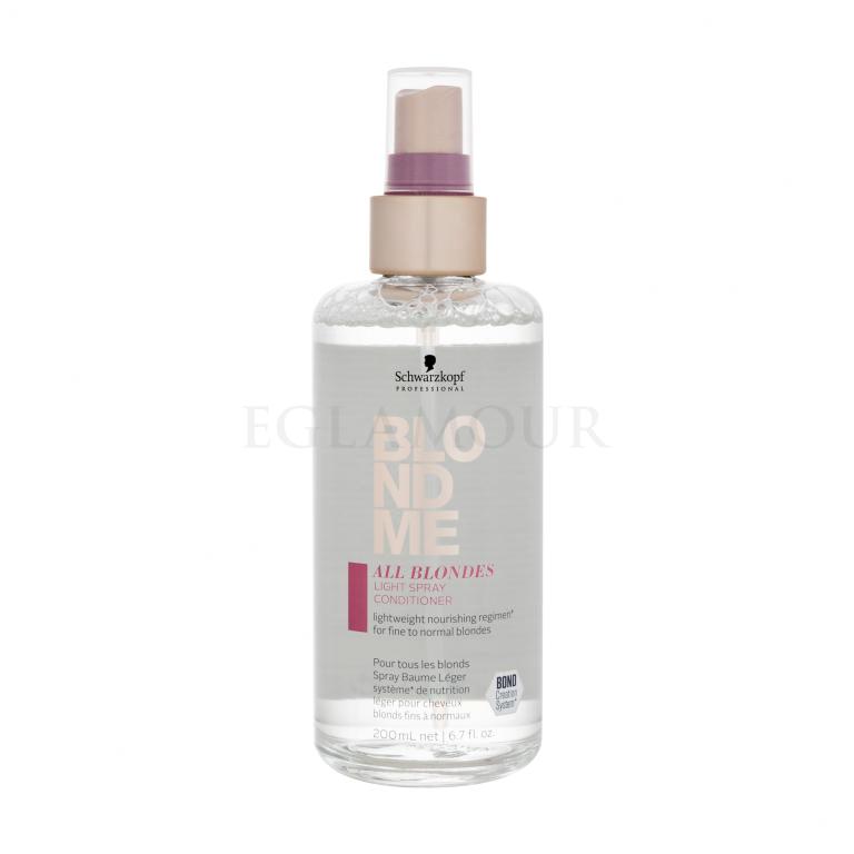 Schwarzkopf Professional Blond Me All Blondes Light Spray Conditioner Odżywka dla kobiet 200 ml