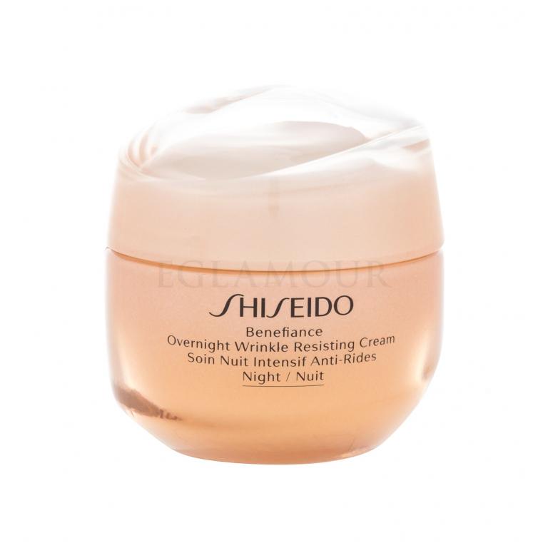 Shiseido Benefiance Overnight Wrinkle Resisting Cream Krem na noc dla kobiet 50 ml