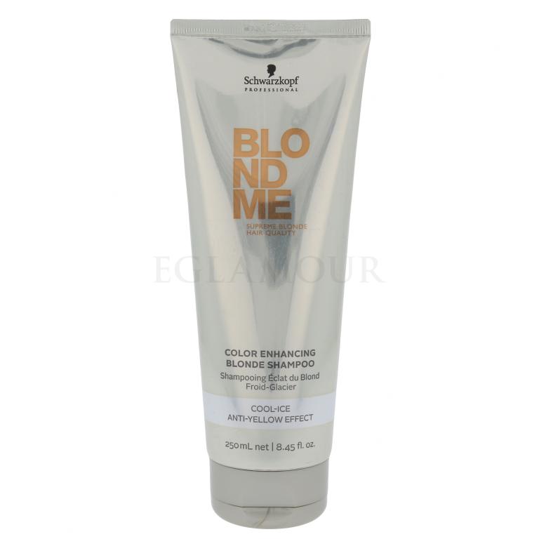 Schwarzkopf Professional Blond Me Color Enhancing Blonde Cool-Ice Shampoo Szampon do włosów dla kobiet 250 ml