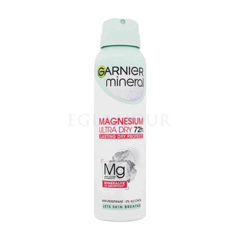Garnier Mineral Magnesium Ultra Dry 72h Antyperspirant dla kobiet 150 ml