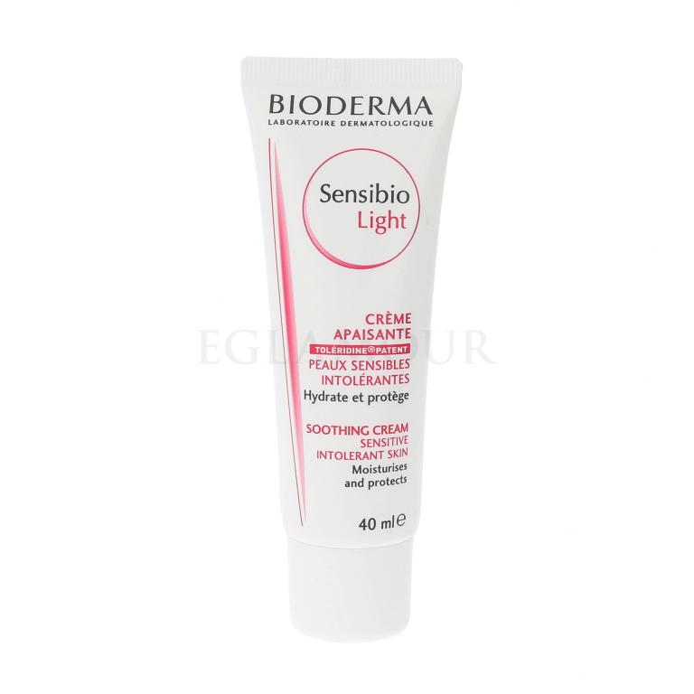 BIODERMA Sensibio Light Soothing Cream Krem do twarzy na dzień dla kobiet 40 ml