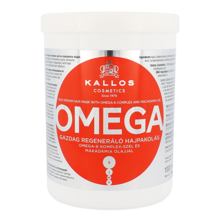 Kallos Cosmetics Omega Maska do włosów dla kobiet 1000 ml