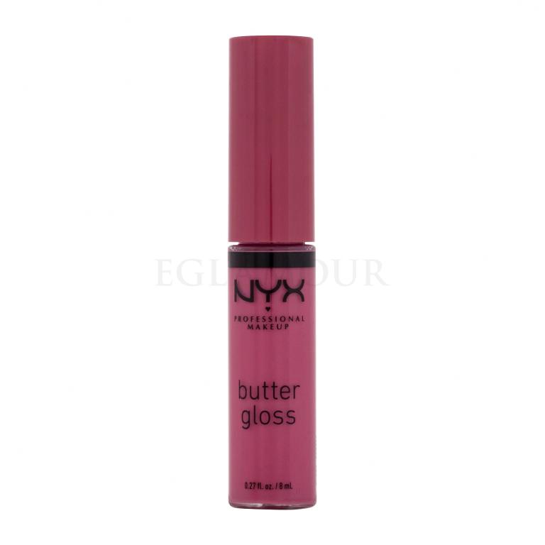 NYX Professional Makeup Butter Gloss Błyszczyk do ust dla kobiet 8 ml Odcień 32 Strawberry Cheesecake