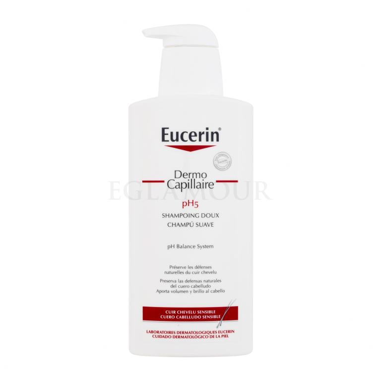 Eucerin DermoCapillaire pH5 Mild Shampoo Szampon do włosów dla kobiet 400 ml