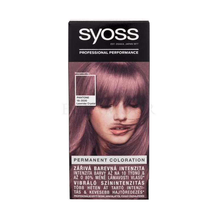 Syoss Permanent Coloration Farba do włosów dla kobiet 50 ml Odcień 8-23 Lavender Crystal