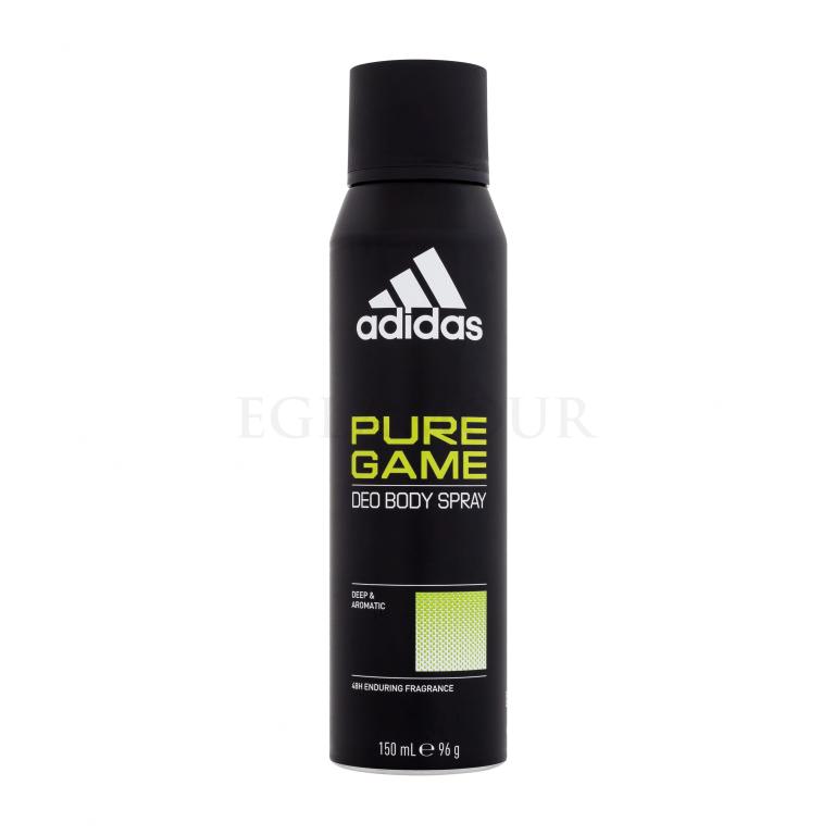 Adidas Pure Game Deo Body Spray 48H Dezodorant dla mężczyzn 150 ml