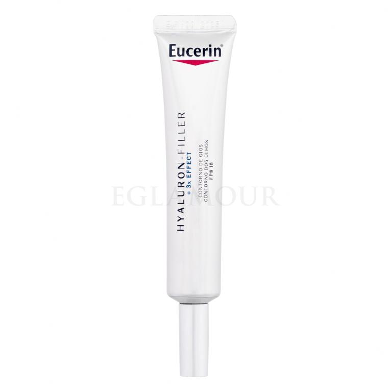 Eucerin Hyaluron-Filler + 3x Effect Eye Cream SPF15 Krem pod oczy dla kobiet 15 ml