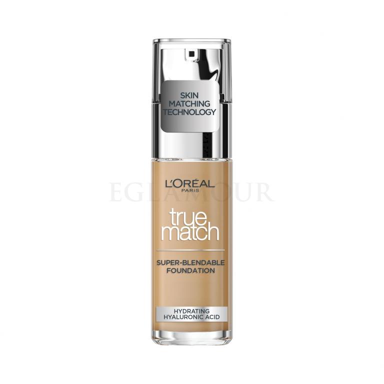 L&#039;Oréal Paris True Match Super-Blendable Foundation Podkład dla kobiet 30 ml Odcień 6D/W Golden Honey