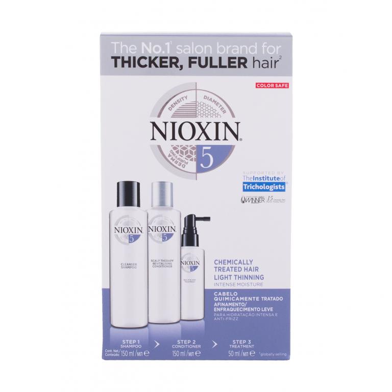 Nioxin System 5 Zestaw 150ml System 5 Cleanser Shampoo + 150ml System 5 Scalp Revitaliser Conditioner + 50ml System 5 Scalp Treatment