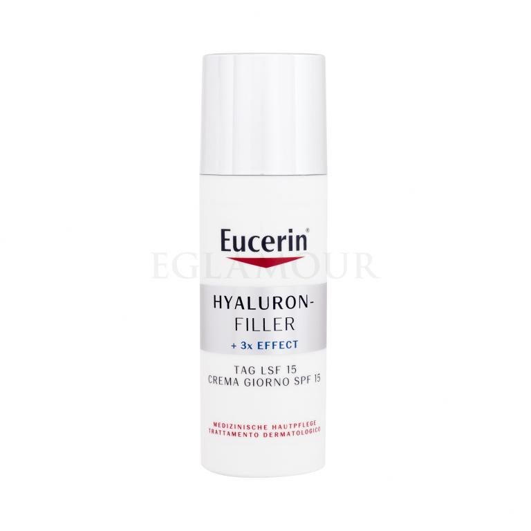 Eucerin Hyaluron-Filler + 3x Effect Day Cream SPF15 Krem do twarzy na dzień dla kobiet 50 ml