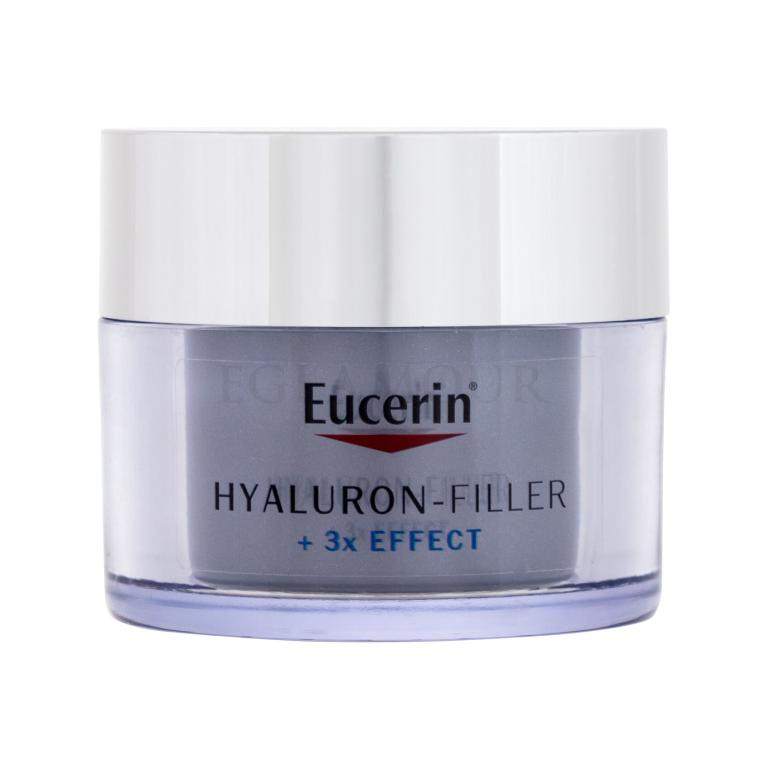 Eucerin Hyaluron-Filler + 3x Effect Krem na noc dla kobiet 50 ml Uszkodzone pudełko