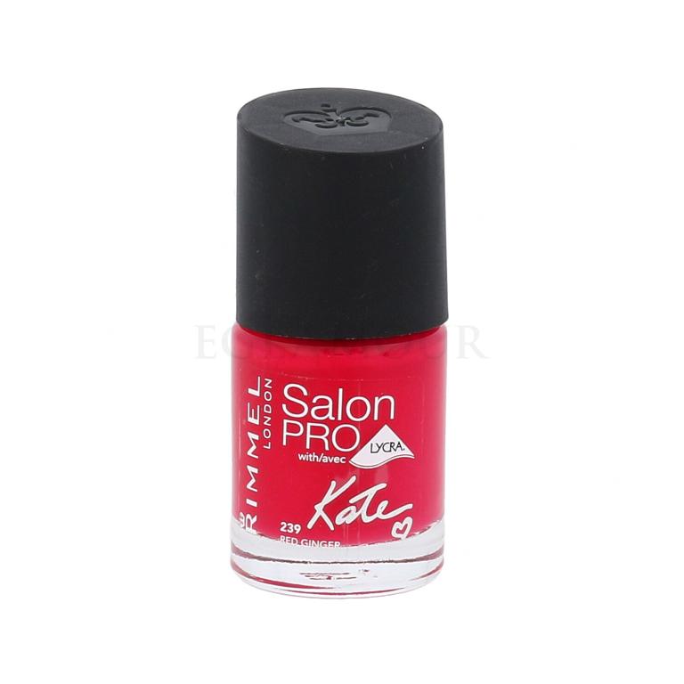 Rimmel London Salon Pro Kate Lakier do paznokci dla kobiet 12 ml Odcień 239 Red Ginger
